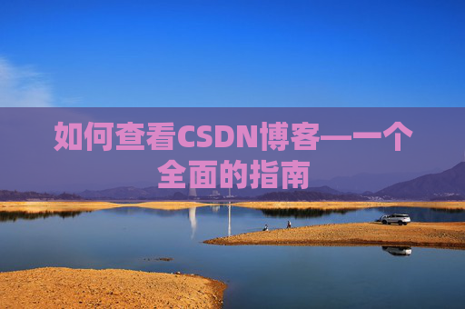 如何查看CSDN博客—一个全面的指南
